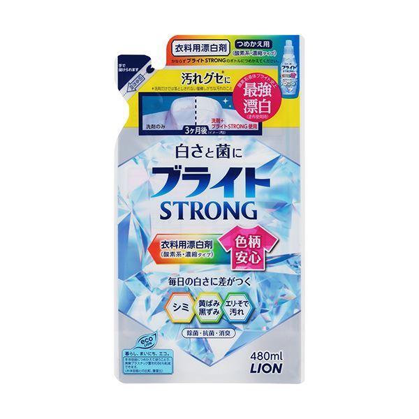 国内送料無料ライオン ブライト ストロング つめかえ用 STRONG 漂白&抗菌ジェル 詰め替え用 特大 (1200mL) 衣料用漂白剤 洗剤・柔軟剤・クリーナー まとめ買い 大容量ブライトSTRONG極 パウダー 酸素系・粉末タイプ 衣類用漂白剤 詰め替え500g×2個セット