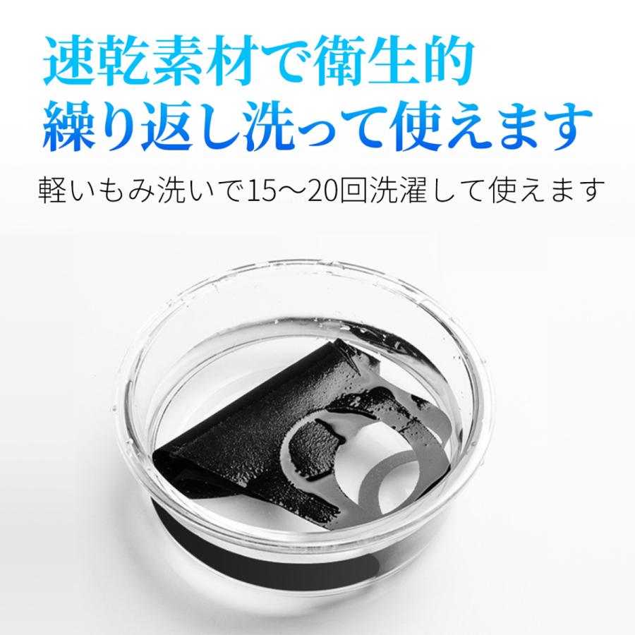 接触冷感クールマスク[クールブレス]抗菌/防臭/UVカット/速乾/低刺激/男女兼用/洗濯可能/3D立体マスク/aerocool/エアロクール/チャコールグレー5枚セット |  | 03