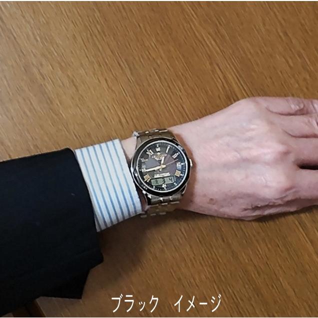 J.HARRISON メンズ ソーラー 電波 万年カレンダー 曜日 日付け