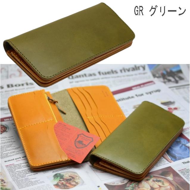 メンズ長財布 栃木レザー ヌメ革 日本製 メンズウォレット JP-3500