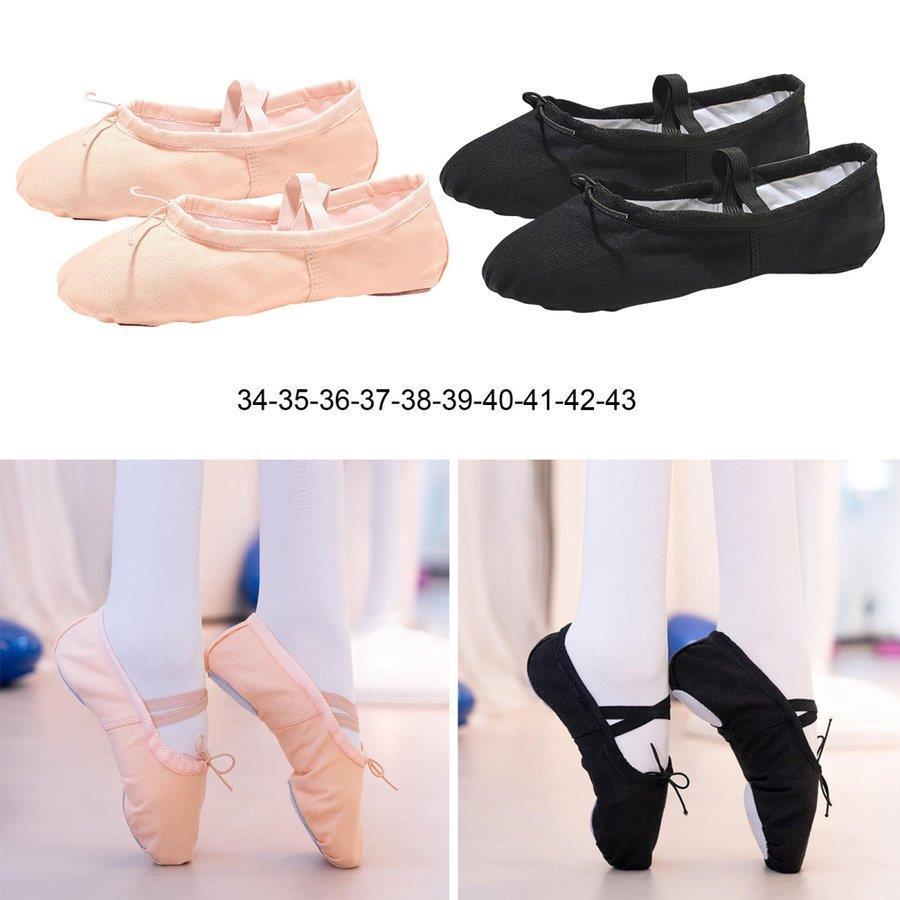 女の子バレエの練習の靴 女性バレリーナヨガ靴バレエダンスのための 50 Off