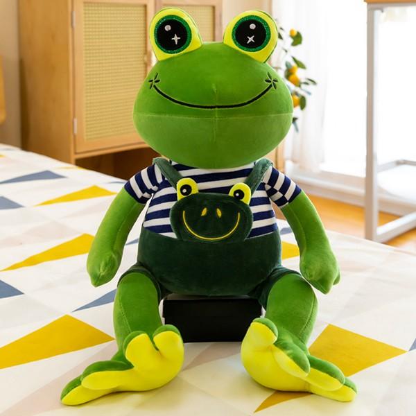 カエル ぬいぐるみ 蛙 かえる抱き枕 ふわふわ かわいい 動物 おもちゃ 人形 可愛い もこもこ 癒し 柔らかい 店飾り 萌え萌え 子供｜shop-kaeru｜04