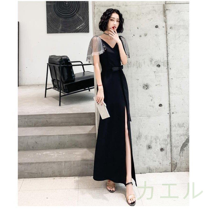 予約販売品 ウエディングドレス パーティードレス 袖あり 結婚式ドレス ワンピース ロング丈ドレス 代 30代 40代 お呼ばれ 二次会 披露宴 卒業式 成人式 ビアノ Vネック パーティドレス サイズ S Www Dron Ma