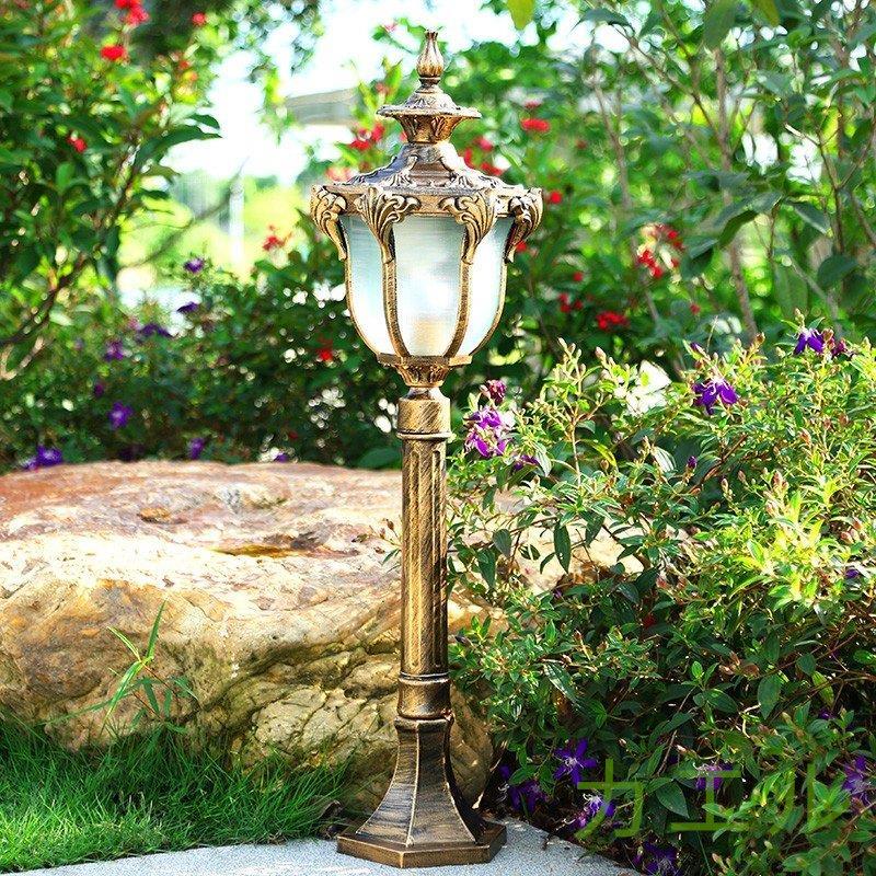 ガーデンライト 庭園灯 照明 ポール灯 門柱灯 門灯 外灯 防水 照明器具 アンティーク エクステリアレトロ スタンドライト エントランス 玄関照明 屋外照明 門柱灯 表札灯 サイズ 灯体高80cm Www Greenalliedenergy Com