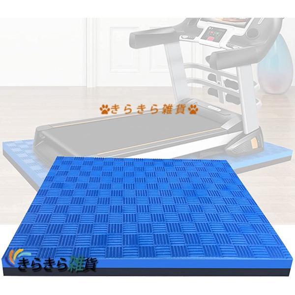 ランニングマシン マット 防音 防振 フロアマット 厚手 2.5 cmトレーニング器具 マット 滑り止め 床保護マット 折りたたみ マット