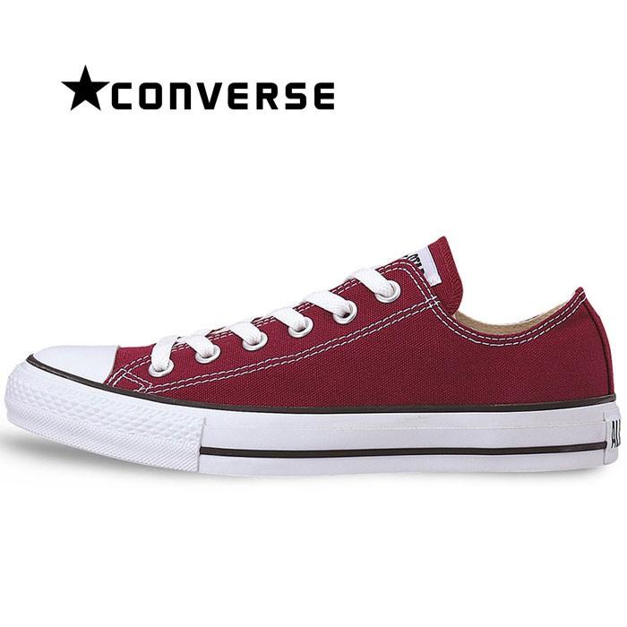 コンバース CONVERSE オールスター ローカット スニーカー レディース メンズ キャンバス シューズ 定番 靴 マルーン ALL STAR OX｜shop-kandj