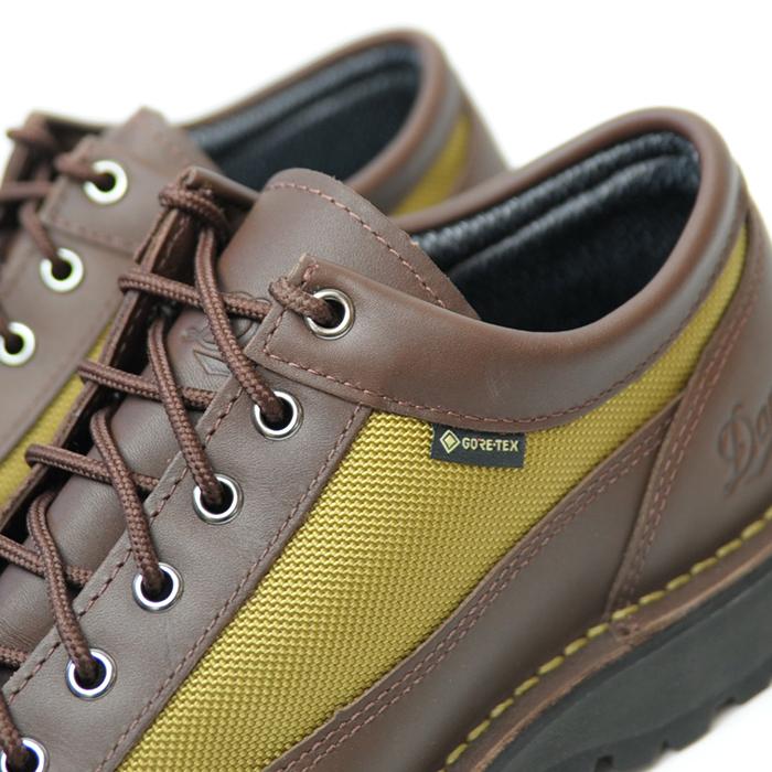 送料無料 DANNER FIELD LOW ダナー フィールドロー ブラウン メンズ BROWN/BEIGE ゴアテックス 防水 アウトドア キャンプ D121008｜shop-kandj｜05