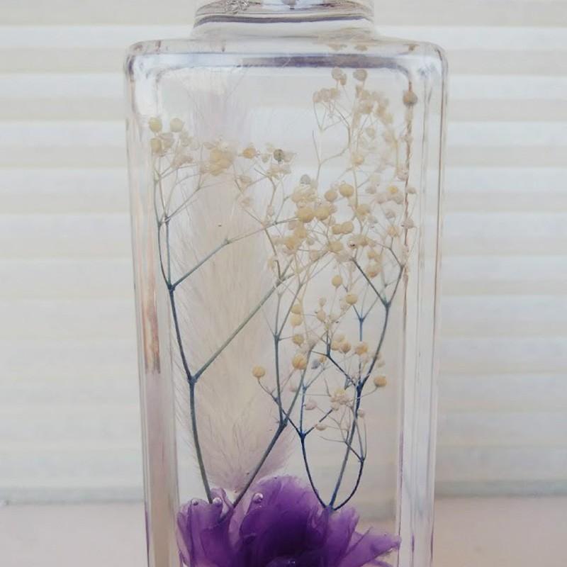 母の日ギフト ハーバリウム 植物標本 角型ガラス製ボトルにいれた大人気のHealing Bottle『カーネーション』｜shop-katakuri｜05