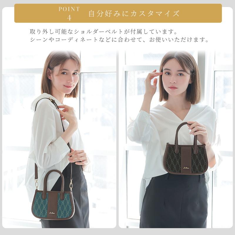Clelia ハンドバッグ レディース 黒 2way ショルダーバッグ ミニ Clelia ハンドバッグ レディース 黒 2way ショルダーバッグ ミニ