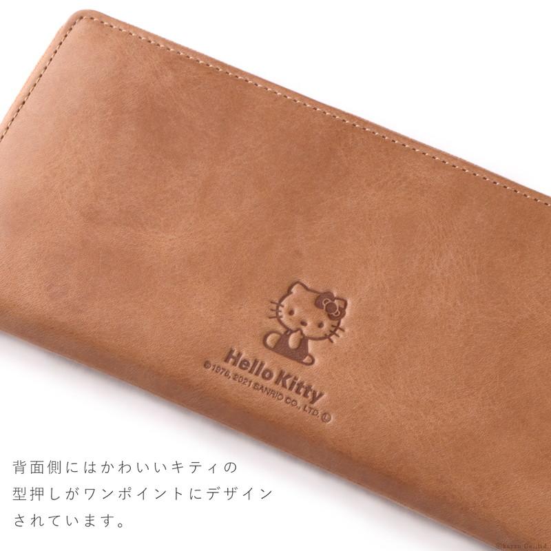 ハローキティ 長財布 レディース 本革 牛革 小銭入れ 札入れ カード