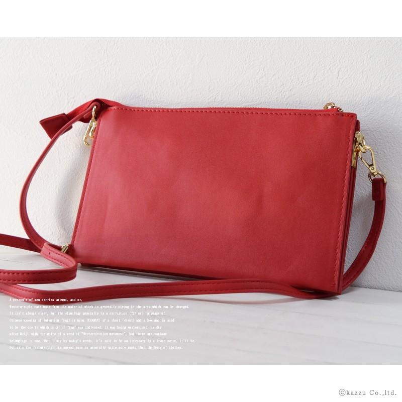 井野屋 ショルダーバッグ レディース 薄マチ 2way サコッシュ