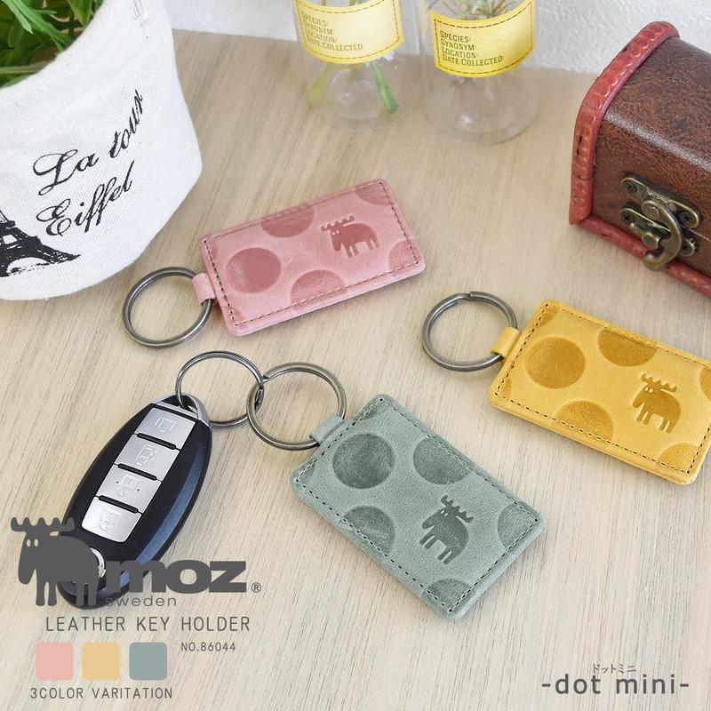 moz（モズ） キーホルダー レディース キーケース キーリング ドット柄