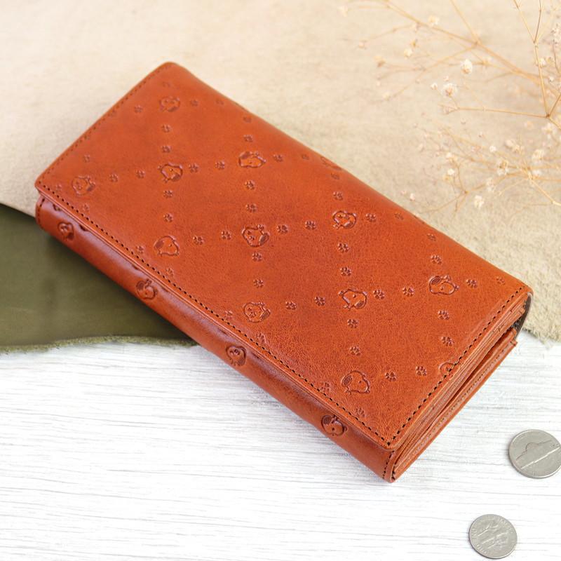 SNOOPY（スヌーピー） 長財布 レディース フラップ かぶせ 使いやすい