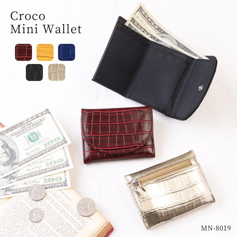 ミニ財布 レディース 三つ折り 使いやすい フラップ コンパクト 小銭