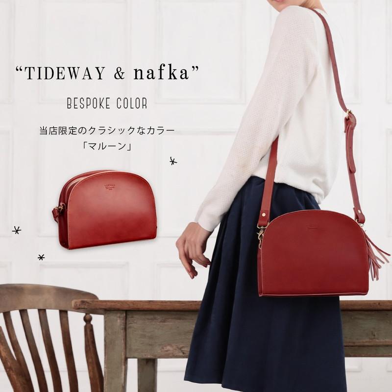 TIDEWAY バッグ レディース ショルダーバッグ 本革 ハーフムーン TIDEWAY バッグ レディース ショルダーバッグ 本革 ハーフムーン