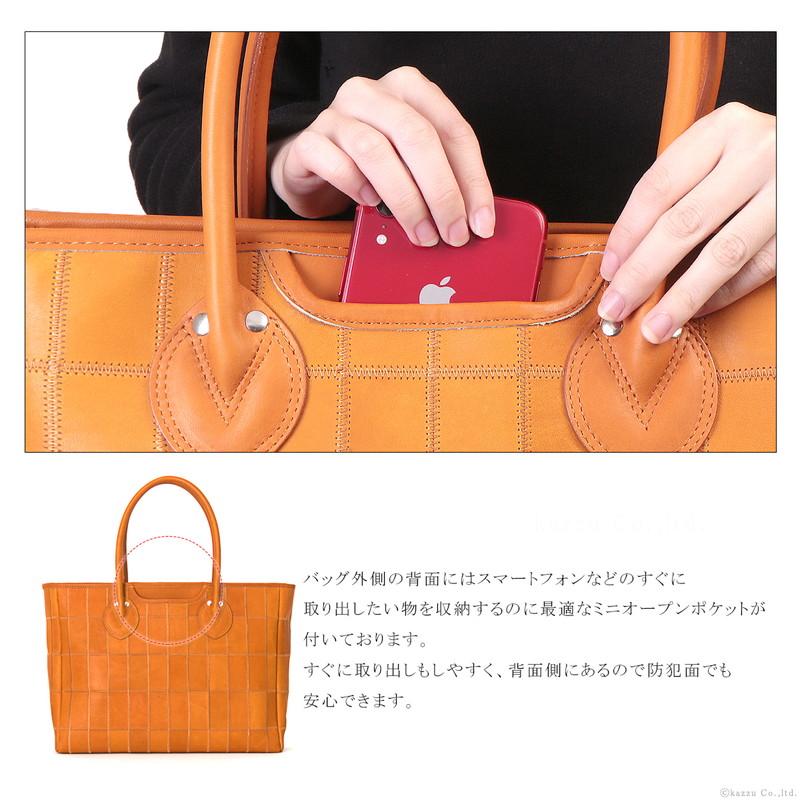 トートバッグ レディース グローブレザー カジュアル パッチワーク A4 