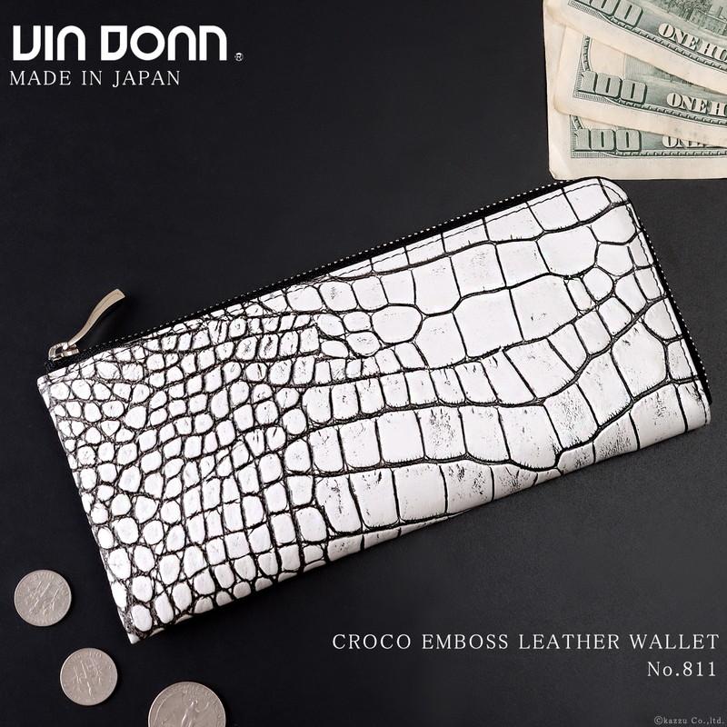 長財布 レディース 本革 レディース長財布 薄マチ 大容量 薄い 人気 ブランド 新品 30代 40代 クロコダイル 型押し 送料無料 Viadoan 811 Viadoan 811 財布 バッグ クレリア 通販 Yahoo ショッピング