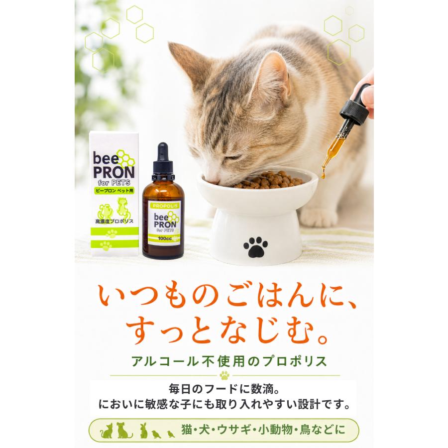 ピープロン　100cc  beePRON ペット用 ビープロン プロポリス beePRON 100cc 犬 猫 サプリメント 免疫力