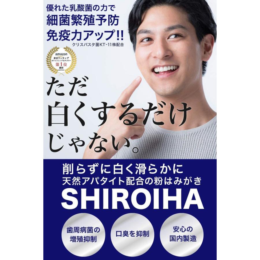 ホワイトニング 歯磨き粉 ホワイトニングパウダー 天然アパタイト55 歯周病 口臭ケア 乳酸菌入り Shiroiha Shiroiha 歯磨き粉1個 Mt B08xz3wsrk サニートレーディング ジャパン 通販 Yahoo ショッピング