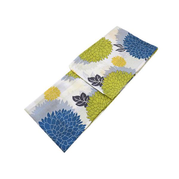 平和屋本店□夏物 竺仙鑑製 浴衣 反物 着尺 立涌花文 証紙付き 大丸