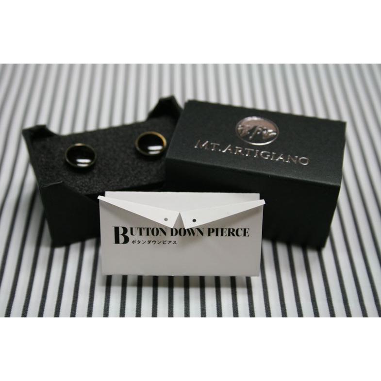 BUTTON DOWN PIERCE 【ボタンダウン　ピアス】ブラック |  | 05