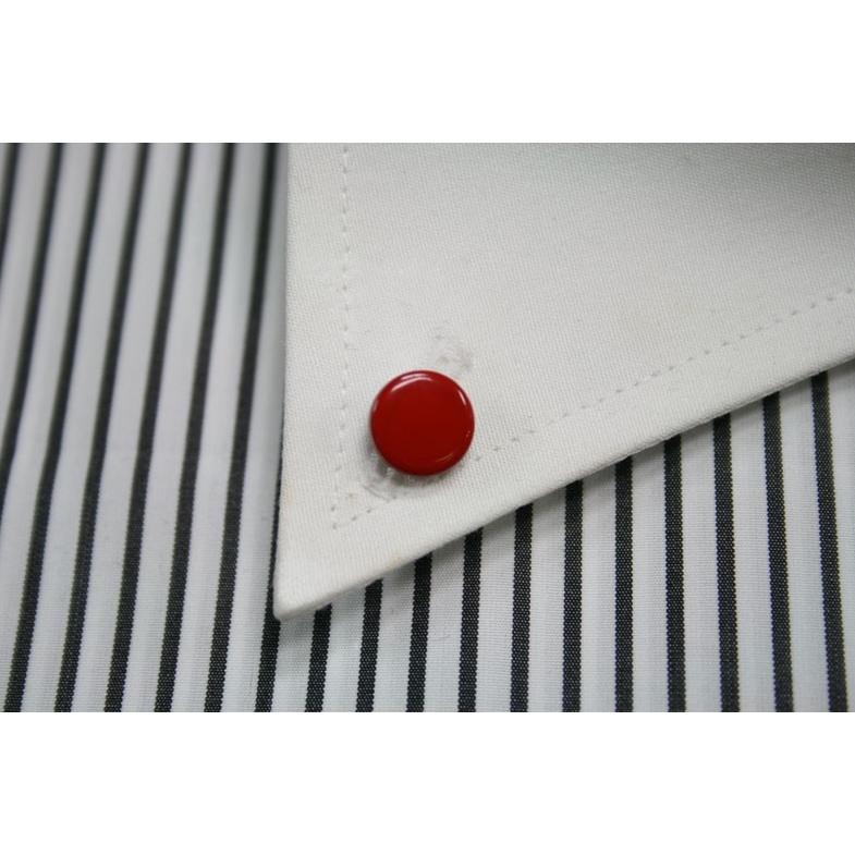 BUTTON DOWN PIERCE 【ボタンダウン　ピアス】レッド | 