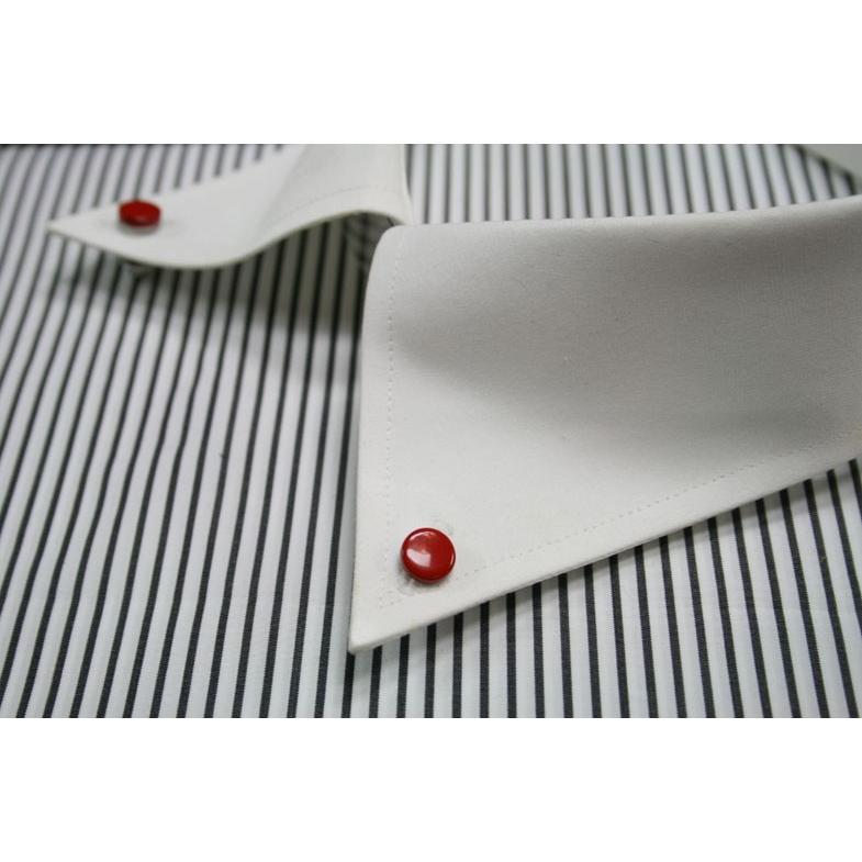 BUTTON DOWN PIERCE 【ボタンダウン　ピアス】レッド |  | 01