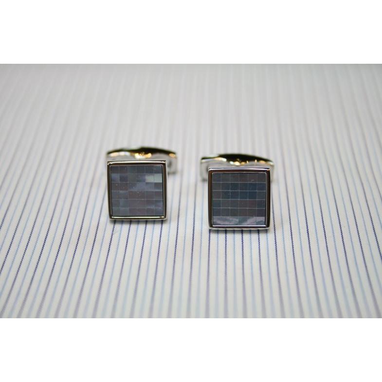 カフス カフリンクス Simon Carter サイモン カーター スクエアの蝶貝モザイクカフス ブルー Simono Square Blue セレクトショップ金港堂 通販 Yahoo ショッピング