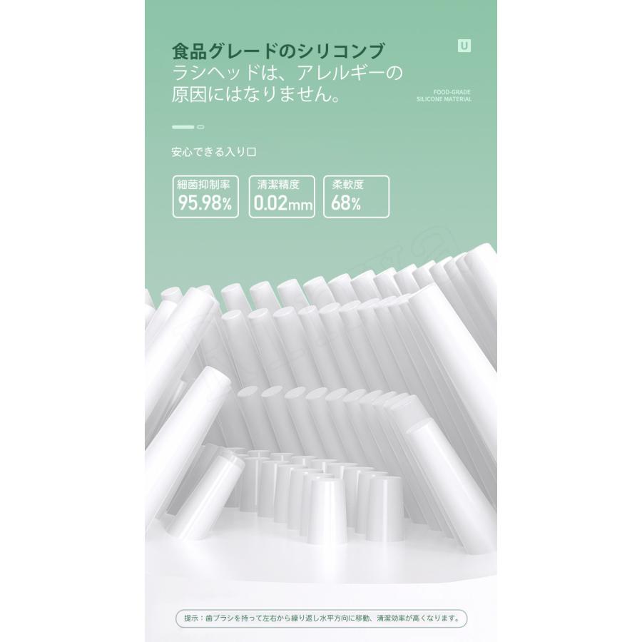 子供用電動歯ブラシ U字型 2-12歳 超音波 口腔ケア IPX7防水 恐竜 かわいい 洗浄 歯茎 振動 電動ハブラシ キッズ ケア 音波振動歯ブラシ 充電式ベビー歯ブラシ｜shop-kiyomi｜08