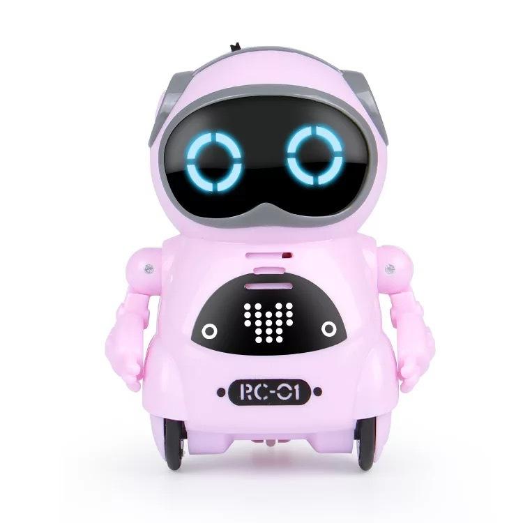 おもちゃ 知育玩具 ロボット ブロック マインクラフト ポケットロボット しゃべる 英語練習 会話 おしゃべり スマートロボット 音声認識 誕生日 こどもの日 音楽｜shop-kiyomi｜20