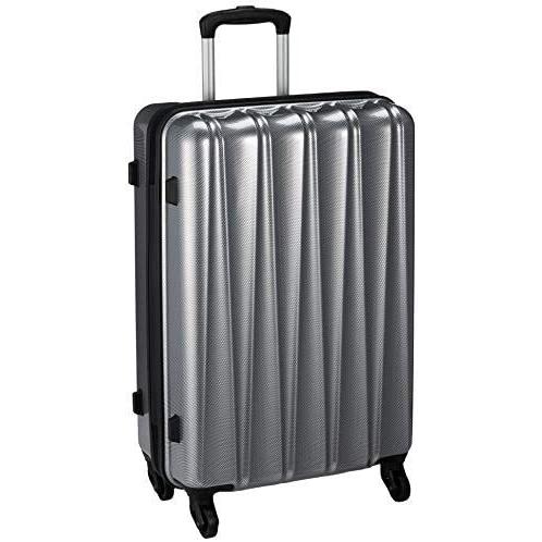 [ビバーシェ] スーツケース ファスナー TSAロック レインカバー付き 52L 62 cm 3.8kg (シルバー One Size) トランクタイプスーツケース