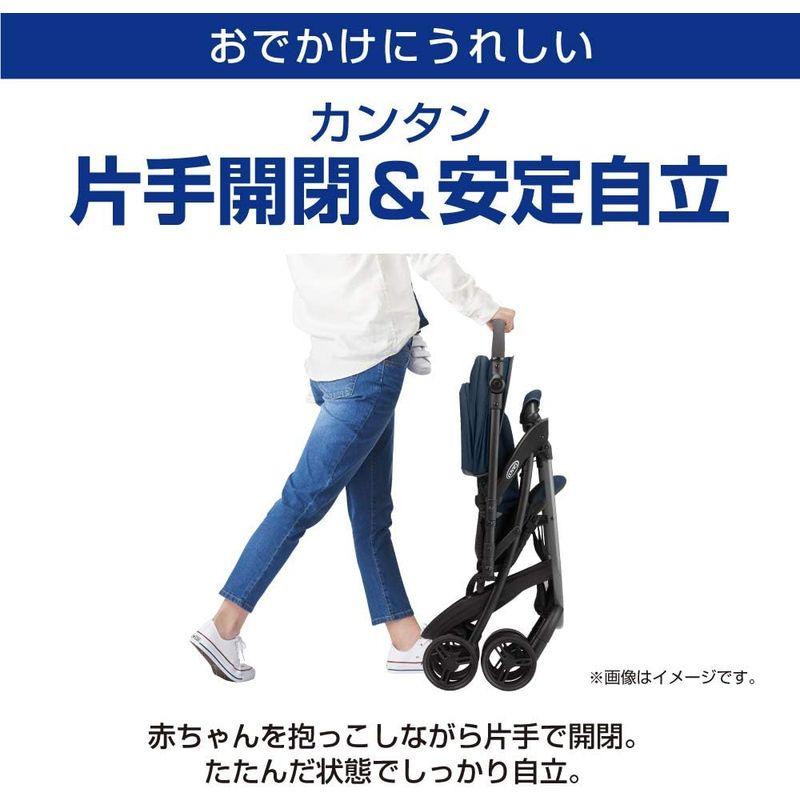 GRACO (グレコ) A型ベビーカー シティスター GB 1か月~36か月まで 軽量 両対面 (ブラックウォーブン) 2120616｜shop-kt-four｜10