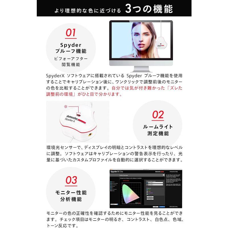 国内正規品Datacolor SpyderX Pro ディスプレイキャリブレーションツール SXP100｜shop-kt-four｜05