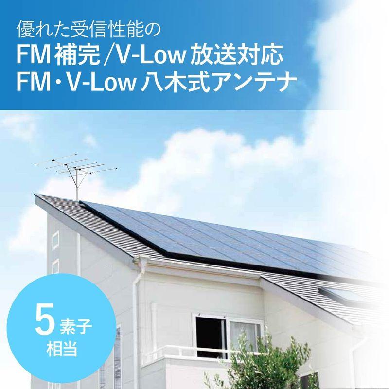 DXアンテナ FM・V-Lowアンテナ 5素子 FM補完放送/V-Low対応 FA5｜shop-kt-four｜02