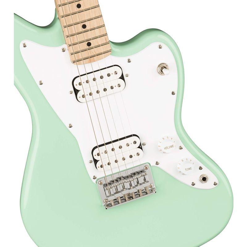 Squier エレキギター Mini Jazzmaster? HH, Maple Fingerboard, Surf Green ソフトケー｜shop-kt-four｜02