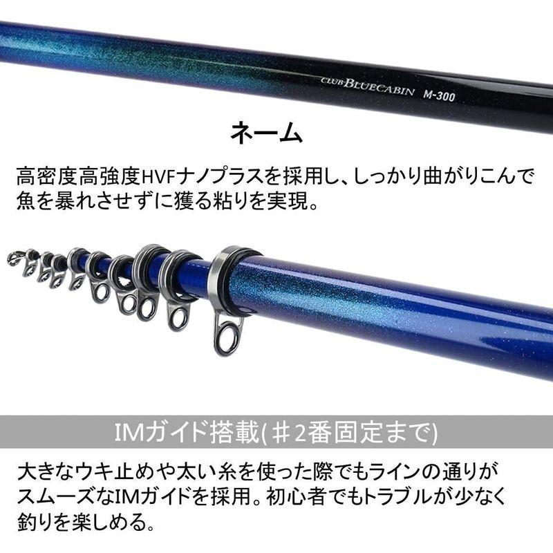 ダイワ(DAIWA) 海上釣堀ロッド クラブブルーキャビン・Y M-350・Y 釣り竿｜shop-kt-four｜02