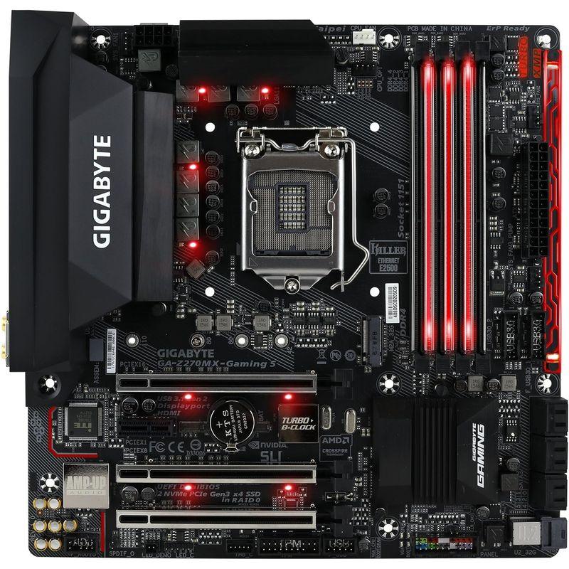 Gigabyte LGA1151 Intel Z270 2ウェイ SLI マイクロATX DDR4