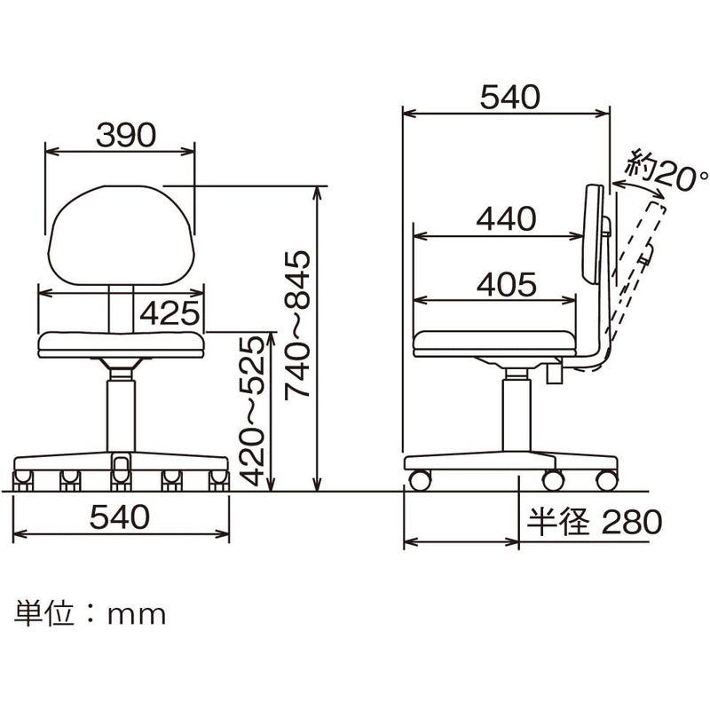 国内直営店 ナカバヤシ オフィスチェア デスクチェア 椅子 グリーン RZC-N04G