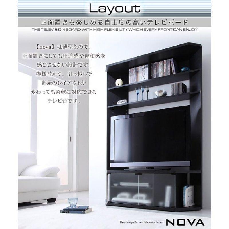 ハイタイプコーナーテレビボードNovaノヴァ ブラウン｜shop-kt-four｜12