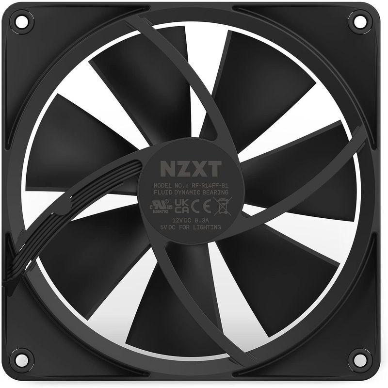 NZXT F140RGB 140mm x2 RGBコントローラ付属 ブラック PCケースファン RF-R14DF-B1 FN1767｜shop-kt-four｜12