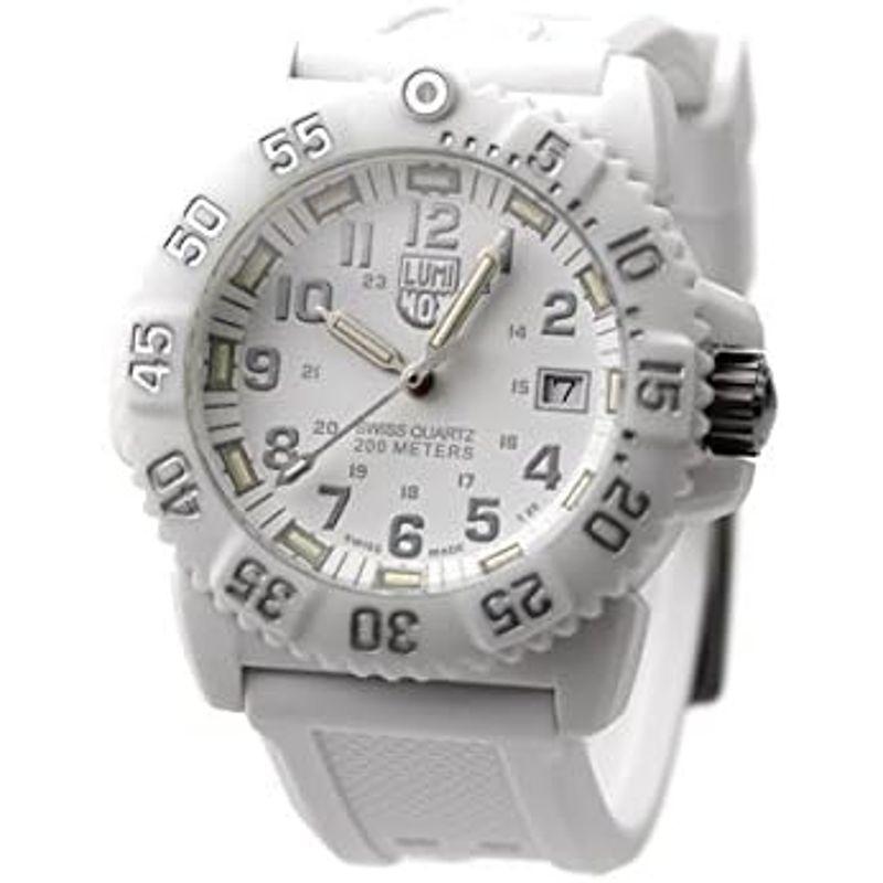 ルミノックスLUMINOX 腕時計 ネイビーシールズ スノーパトロール ホワイトアウト ラバーベルト WHITE OUT 7057.WO メ｜shop-kt-four｜03