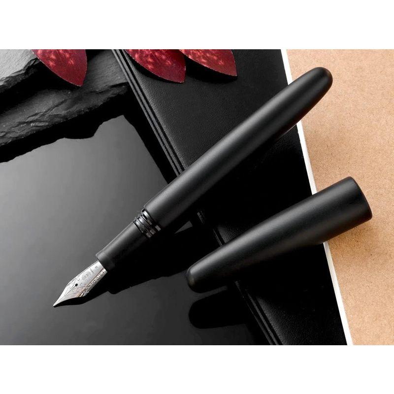 オモウマい店 WANCHER 夢万年筆 DREAM PEN 誠エボナイト マットブラック mattblack matt black シガー形状 万年筆 (