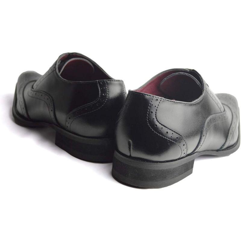 ネロ コルサロ 本革 日本製 ビジネスシューズ 革靴 紳士靴 メンズ レースアップ ウイングチップ 内羽 nc403 Black 25cm｜shop-kt-four｜05