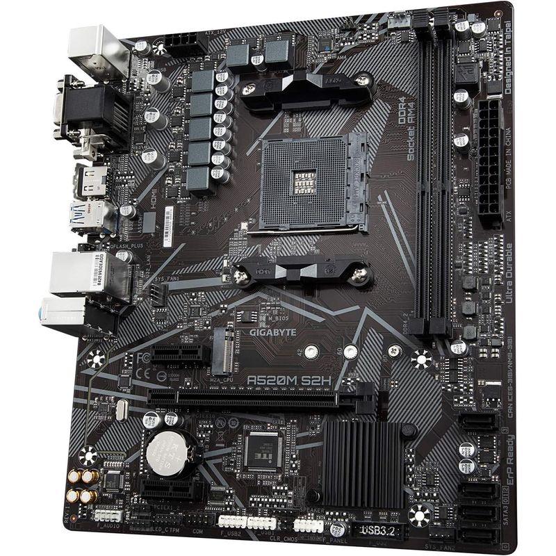 GIGABYTE A520M S2H マザーボード MicroATX AMD A520チップセット搭載 MB5140｜shop-kt-four｜05