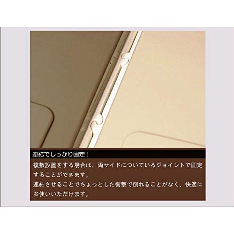 ごみ箱 リス ゴミ箱 45L 2個セット おしゃれ ふた付き 分別 スリム 袋が見えない ダークブラウン｜shop-kt-three｜08