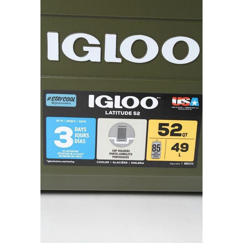 キャンプ用品 igloo(イグルー) クーラーボックス SPORTSMAN LATITUDE 52 約49L スポーツマン ラティテュード アウトドア キ｜shop-kt-three｜06