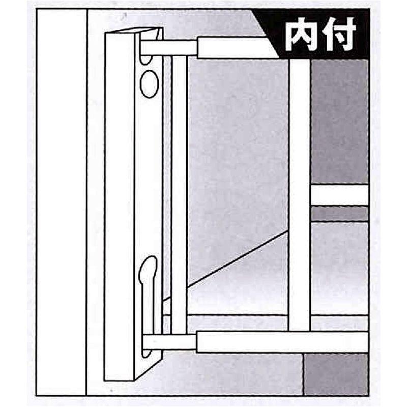 地震対策グッズ　ティーエフサービス　地震対策　書類落下防止バー　タフガード　シングル　内付タイプ　900mm　TGS-90U