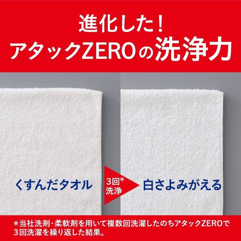 洗濯用品 ケース販売アタック ゼロ(ZERO) 洗濯洗剤(Laundry Detergent)ドラム式専用 くすみ・黒ずみを防ぐ 詰め替え 900g×｜shop-kt-three｜05