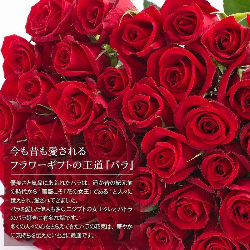 花束 バラギフト専門店のマミーローズ 選べるバラ本数セレクト 還暦祝い 誕生日 プロポーズ 贈り物の豪華なバラの花束(生花) 赤 66本｜shop-kt-three｜02