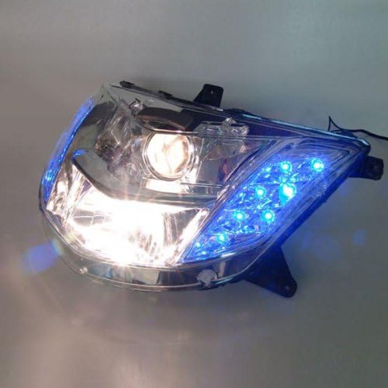 車用ヘッドライト本体 LED ブルータイプ ヘッドライト マグザム SG17J SG21J用 プロジェクター仕様 ポジション｜shop-kt-three｜03